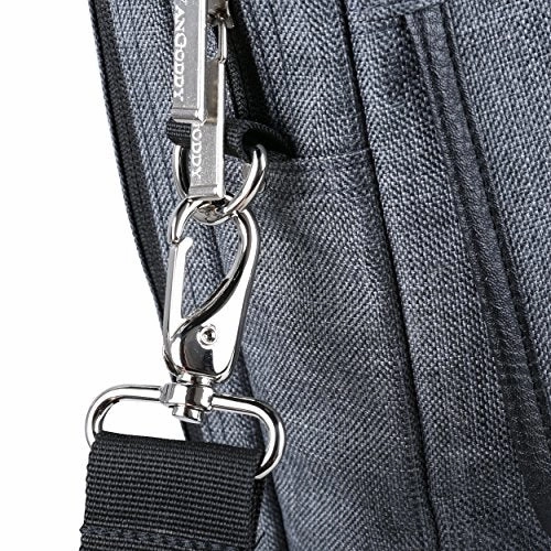 Vangoddy Chrono Series Grey Messenger Tote Bag For 15.6" To 16" Tablet Laptop Notebook Chromebook