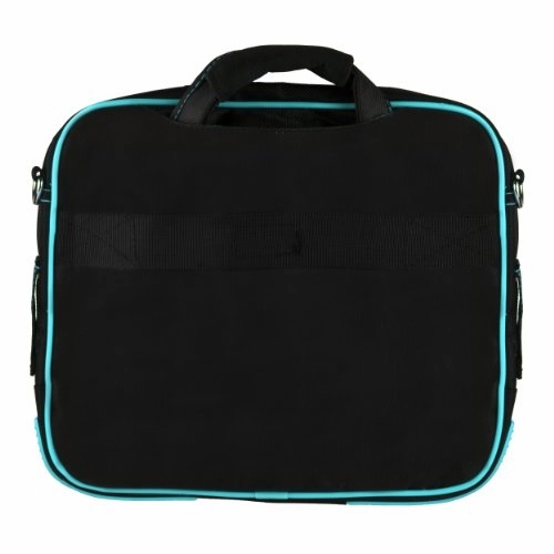 Vangoddy Pindar Sling  Black Aqua Blue Pro Deluxe Shoulder Messenger Carrying Bag For Lenovo