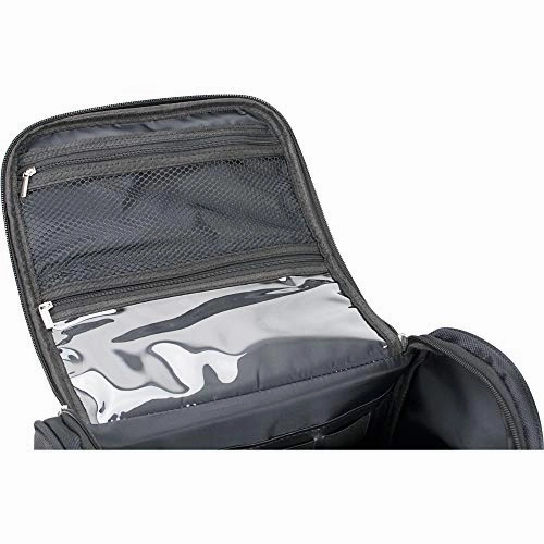 Ver Beauty Soft Sided Makeup Cosmetic Beauty Travel Nylon Case Toiletry Bag Organizer Kit, Black