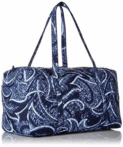 Vera Bradley Iconic Large Travel Duffel, Signature Cotton, Indio, One Size