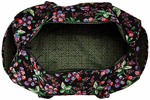 Vera Bradley Women's Iconic Large Travel Duffel-Signature, Winter Berry, One Size