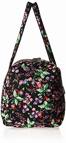 Vera Bradley Women's Iconic Large Travel Duffel-Signature, Winter Berry, One Size