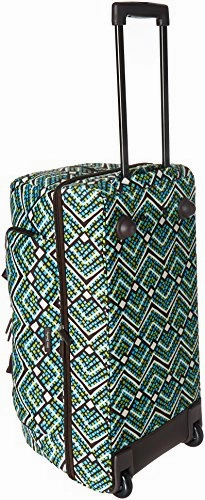 Vera Bradley Women'S Lighten Up Large Wheeled Duffel, Rain Forest