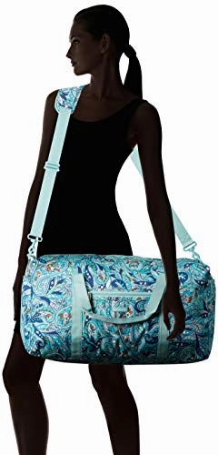 Vera Bradley womens Lighten Up Large Travel Duffel, Polyester, Daisy Paisley, One Size