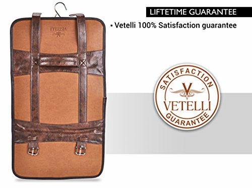 Vetelli Hanging Toiletry Bag For Men - Dopp Kit / Travel Accessories Bag / Great Gift