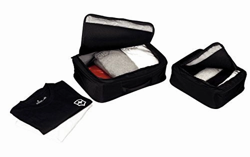 Victorinox Set Of Two Packing Cubes, Black, One Size
