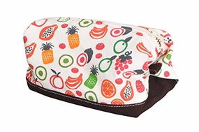 Vietsbay'S Women Food Doodles 1Print Canvas Toiletry Bag Makeup Cosmetic Pouch