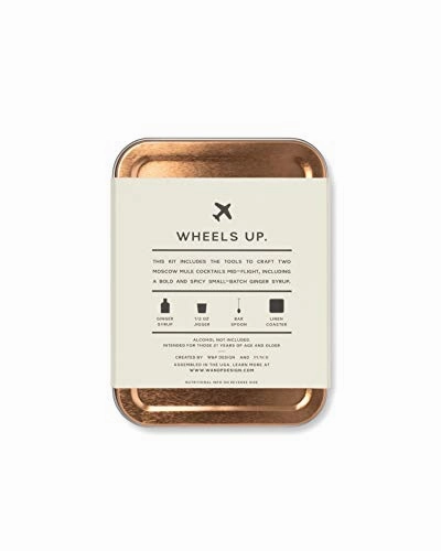 W&P MAS-CARRYKIT-MM Carry on Cocktail Kit, Moscow Mule, Travel Kit for Drinks on the Go, Craft Cocktails, TSA Approved
