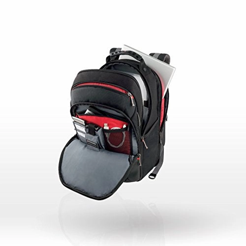 Wenger The Legacy Notebook Carrying Backpack, 16", Black/Gray (Wa-7329-14F00)