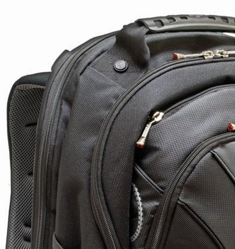 Wenger The Legacy Notebook Carrying Backpack, 16", Black/Gray (Wa-7329-14F00)