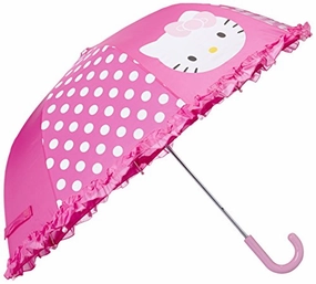 Western Chief Kids Character Umbrella, Hello Kitty Cutie Dot, One Size