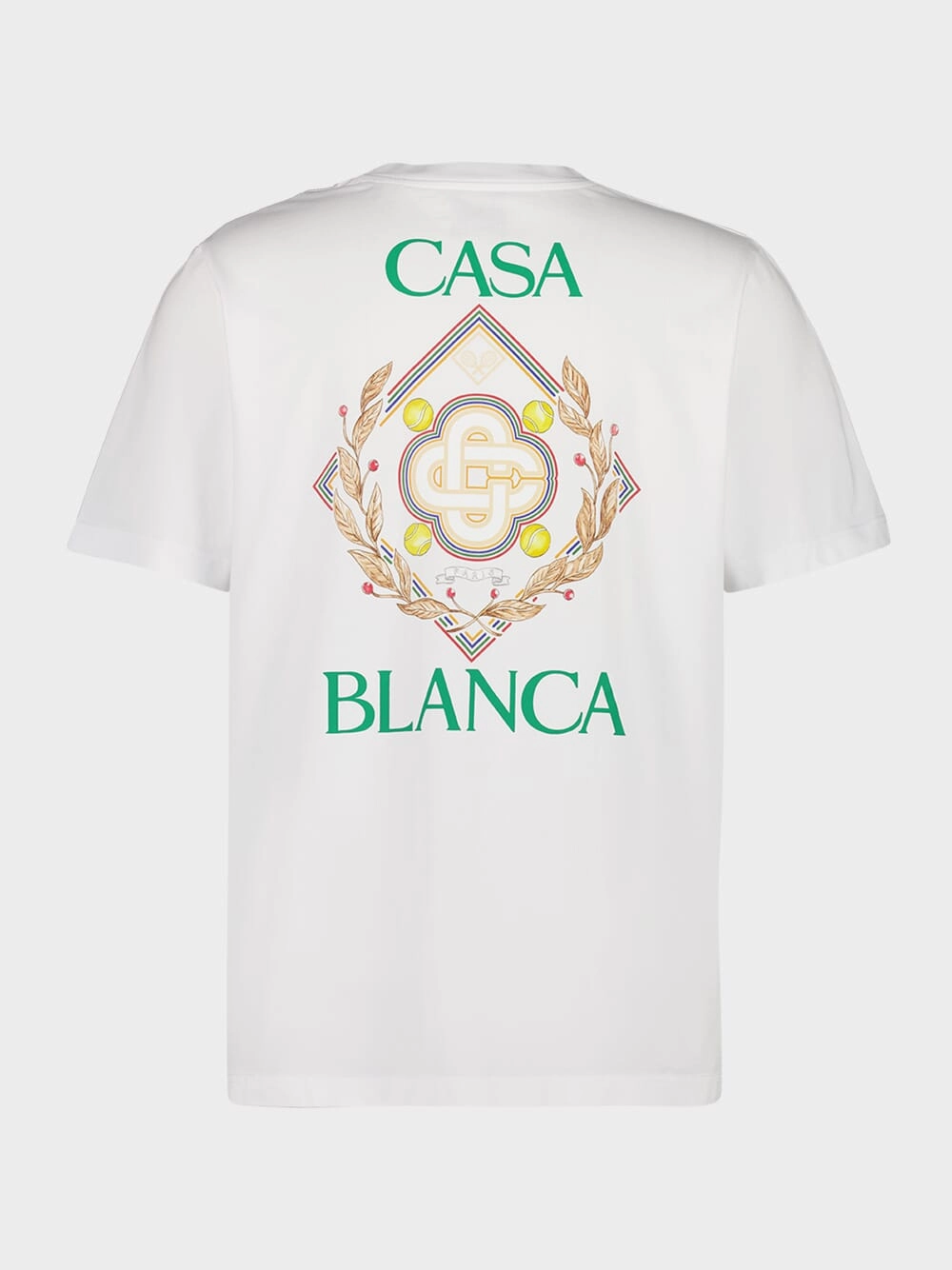 White Championship Diamond Print T-Shirt