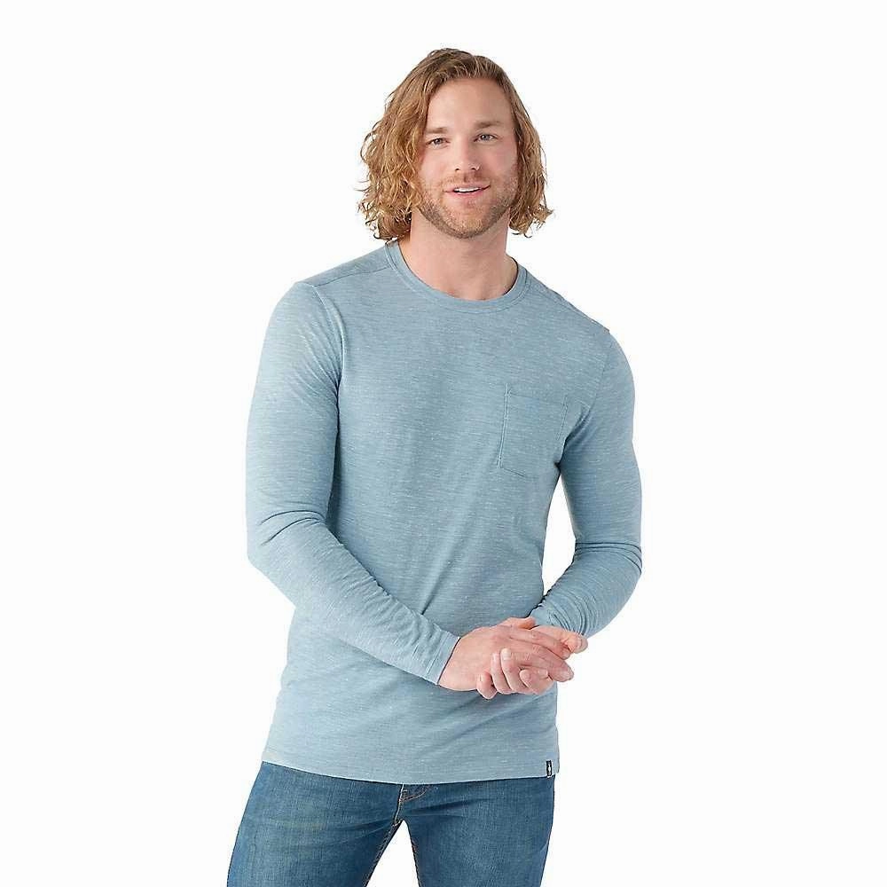 Buy Cheap & Authentic Wide Selection For 2025 Smartwool Mens Everyday Exploration Merino LS Pocket Tee ,In Stock is hot sale now, we provide you cheaper Items, free shipping and best service for you!