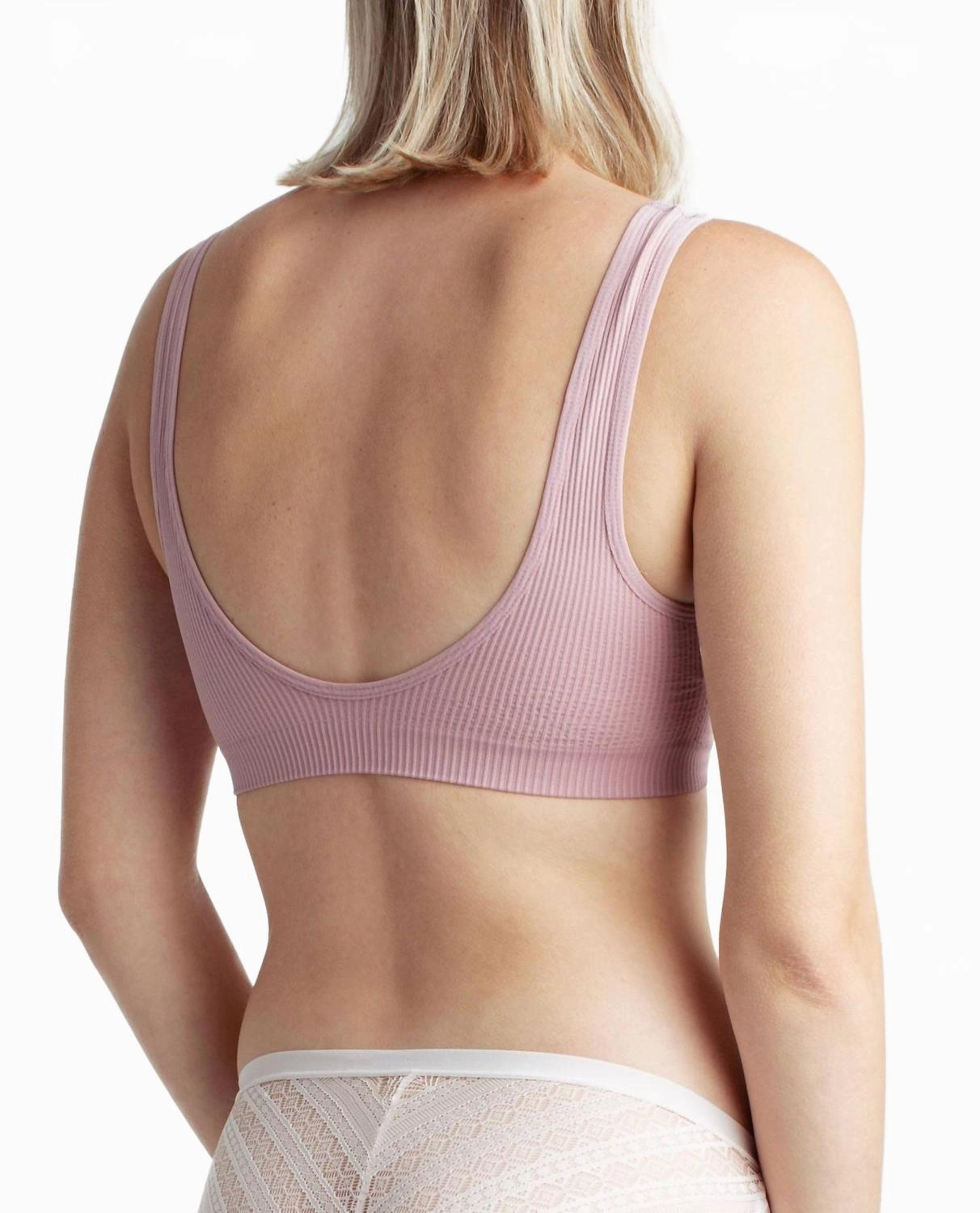 Women's 3-Pack Seamless Deep V Bralette In Blush Stone Multicolor