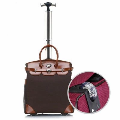 Women Small Carry-On Wheeled Travel Bag Fixed/Spinner Wheels Trolley Bag High Quality Travel
