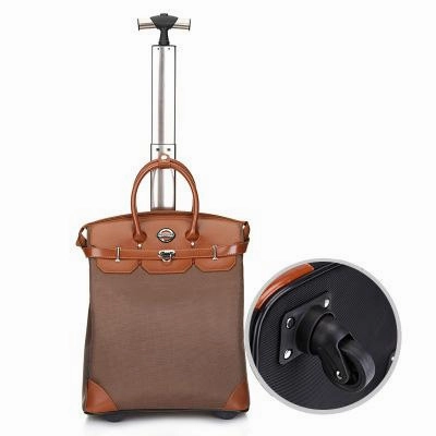 Women Small Carry-On Wheeled Travel Bag Fixed/Spinner Wheels Trolley Bag High Quality Travel