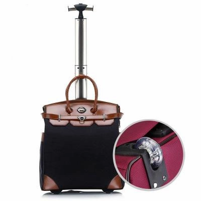 Women Small Carry-On Wheeled Travel Bag Fixed/Spinner Wheels Trolley Bag High Quality Travel