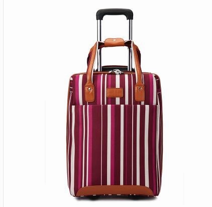 Women Travel Luggage Bag Cabin Luggage Suitcase Trolley Bag With Wheels Carry On Luggage Bag