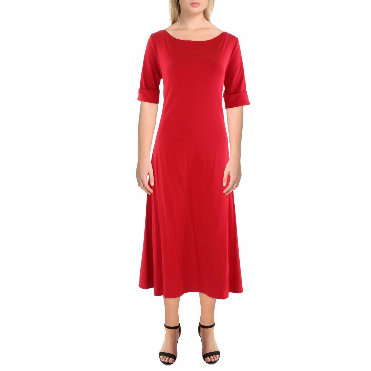 Womens Comfy Midi T-Shirt Dress
