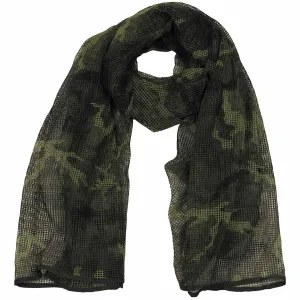 Great Deal On Cheap World Cup MFH Scrim Net Scarf Czech M95 Woodland Attractive & Durable buy more discount here now.