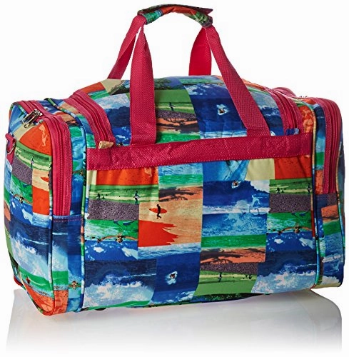 World Traveler Value Series Summer 19-Inch Carry Duffel Bag, Surf, One Size