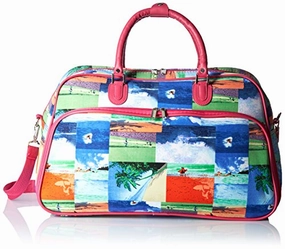 World Traveler Value Series Summer 21-Inch Carry Duffel Bag, Surf, One Size