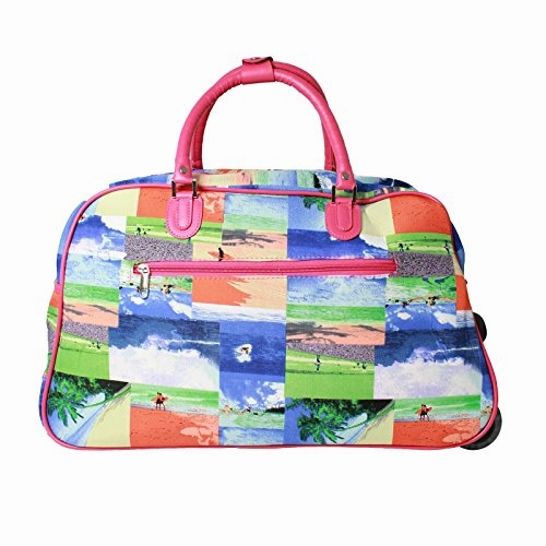 World Traveler Women'S Summer 21-Inch Bag Rolling Duffel, Surf, One Size