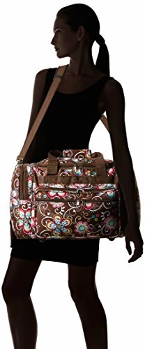 World Traveler Women'S Value Series 19-Inch Carry Duffel Bag, Brown Daisy, One Size