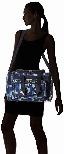 World Traveler Women'S Value Series Blue Moon 16-Inch Duffel Bag, Gold Butterfly, One Size