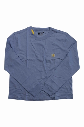 2025 Cheapest World-Wide Carhartt Womens Loose Fit Hip Length Lightweight LS Crewneck Pocket T-Shirt Online Deals at affordable price, 100% quality guarantee at our online store.