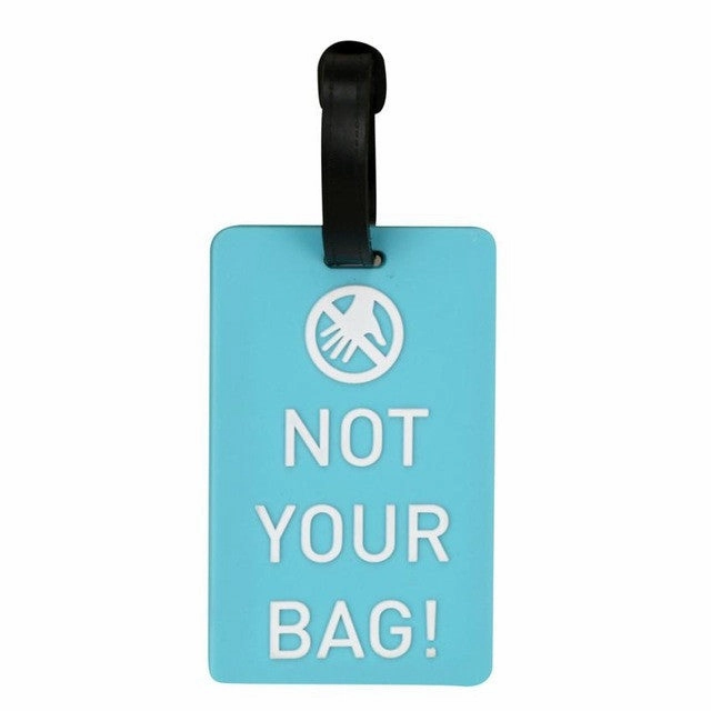 Xiniu New Suitcase Luggage Tags Id Address Holder Silicone Identifier Label #Yw