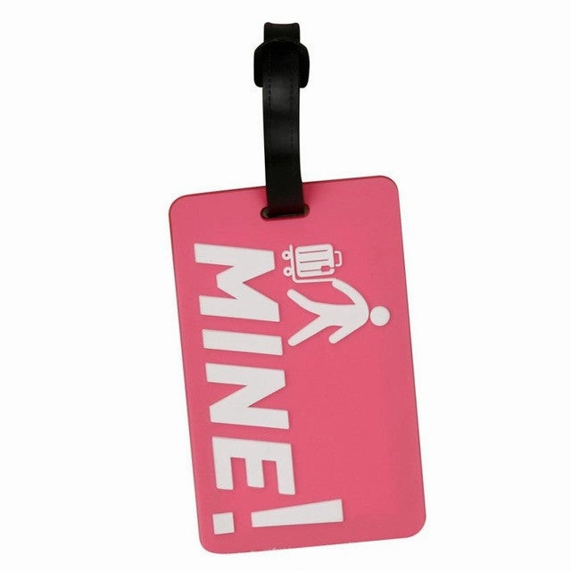 Xiniu New Suitcase Luggage Tags Id Address Holder Silicone Identifier Label #Yw