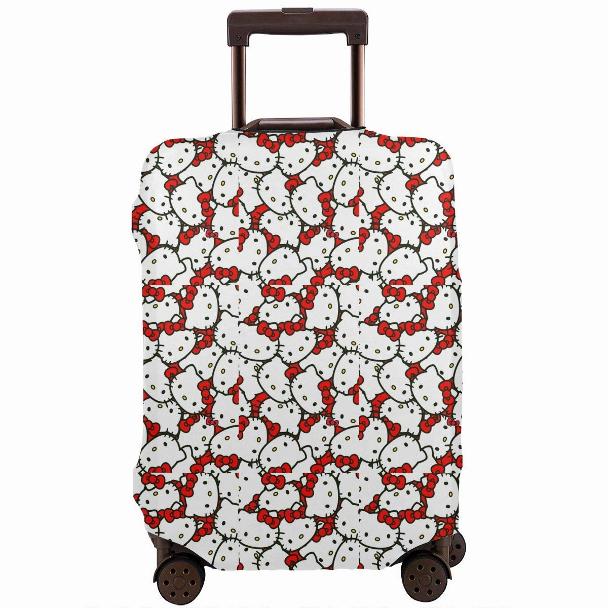 Xzcxyadd Hello Kitty (29) Travel Luggage Protector Case Polyester Fiber Baggage Cover Suitcase Protective Cover Suit for 18-32inch