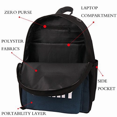 Youngerbaby Cute Dog Printing Backpack Unisex School Bag For Teens Boys Students