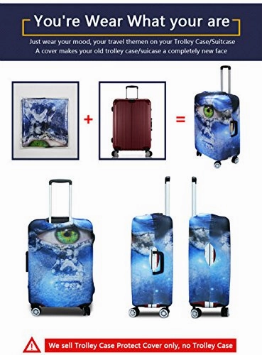 Youngerbaby Flag Spandex Travel Suitcase Elastic Luggage Protective Covers18"-30"