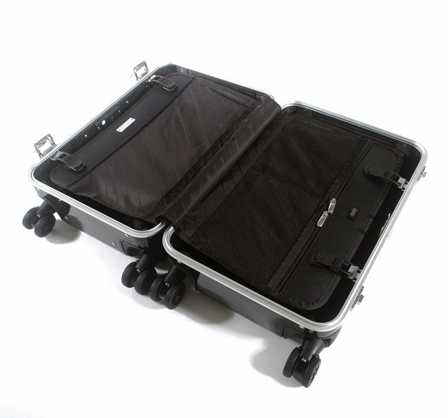 ZERO Halliburton Carbon Fiber Carry-On 4-Wheel Spinner Travel Case