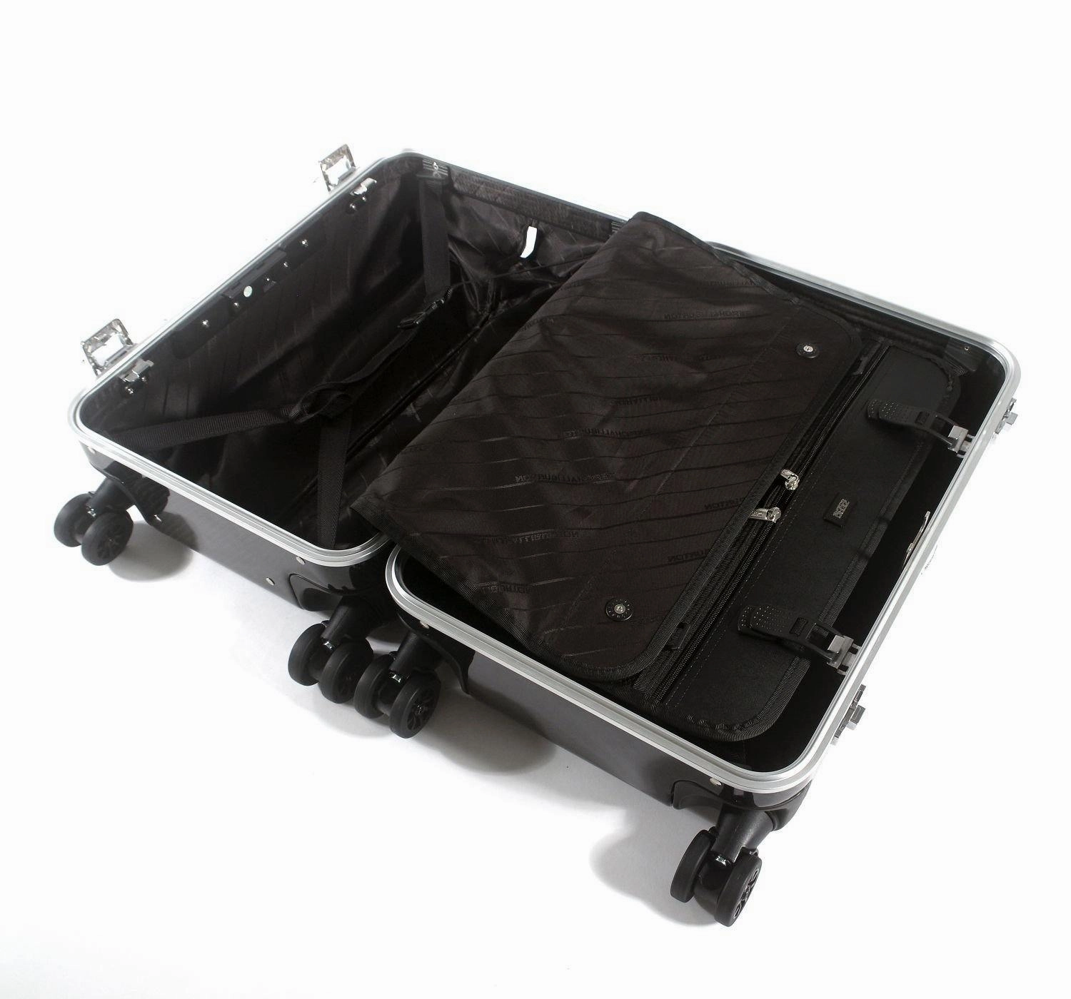 ZERO Halliburton Carbon Fiber Carry-On 4-Wheel Spinner Travel Case