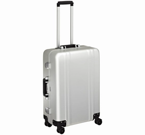 ZERO Halliburton Classic Aluminum 24 Inch 4 Wheel Spinner Travel Case
