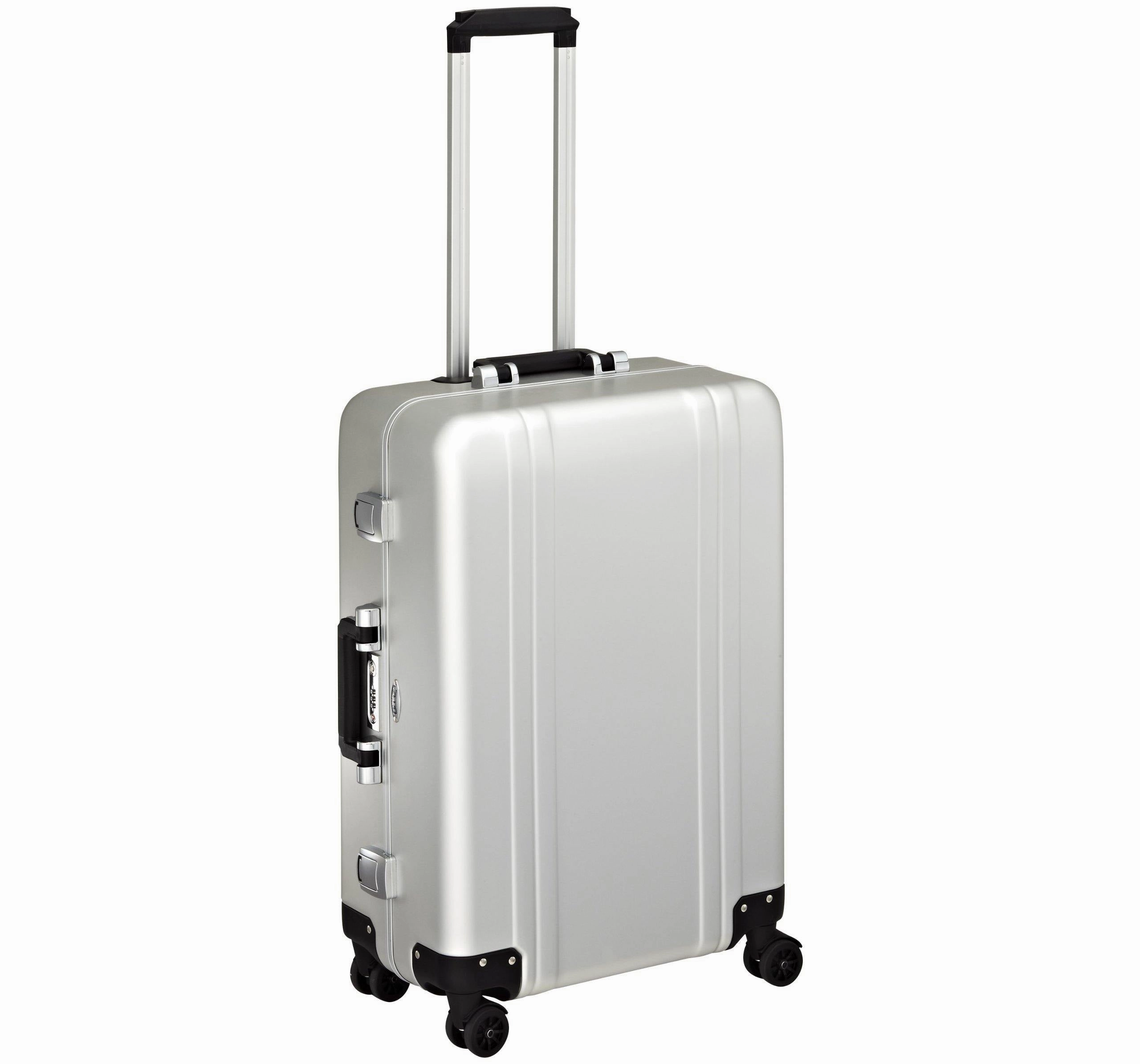 ZERO Halliburton Classic Aluminum 24 Inch 4 Wheel Spinner Travel Case