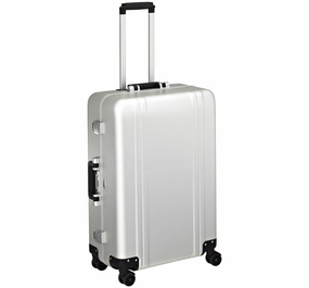 ZERO Halliburton Classic Aluminum 26 Inch 4 Wheel Spinner Travel Case