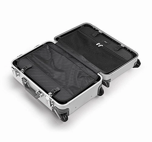 Zero Halliburton Classic Aluminum 2.0 - Carry-On 2 Wheel Luggage (SILVER)