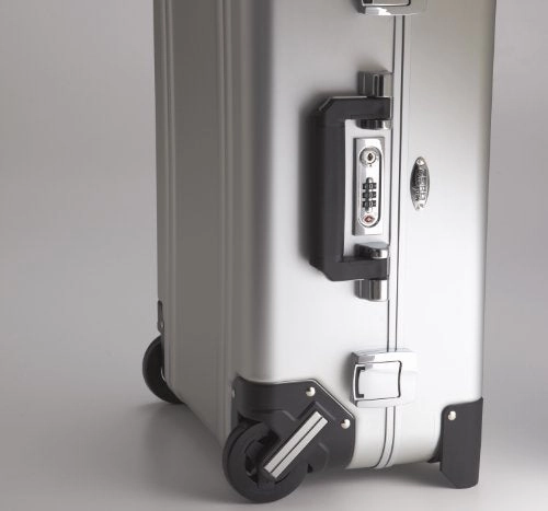 Zero Halliburton Classic Aluminum Carry On 2 Wheel Travel Case, Black, One Size