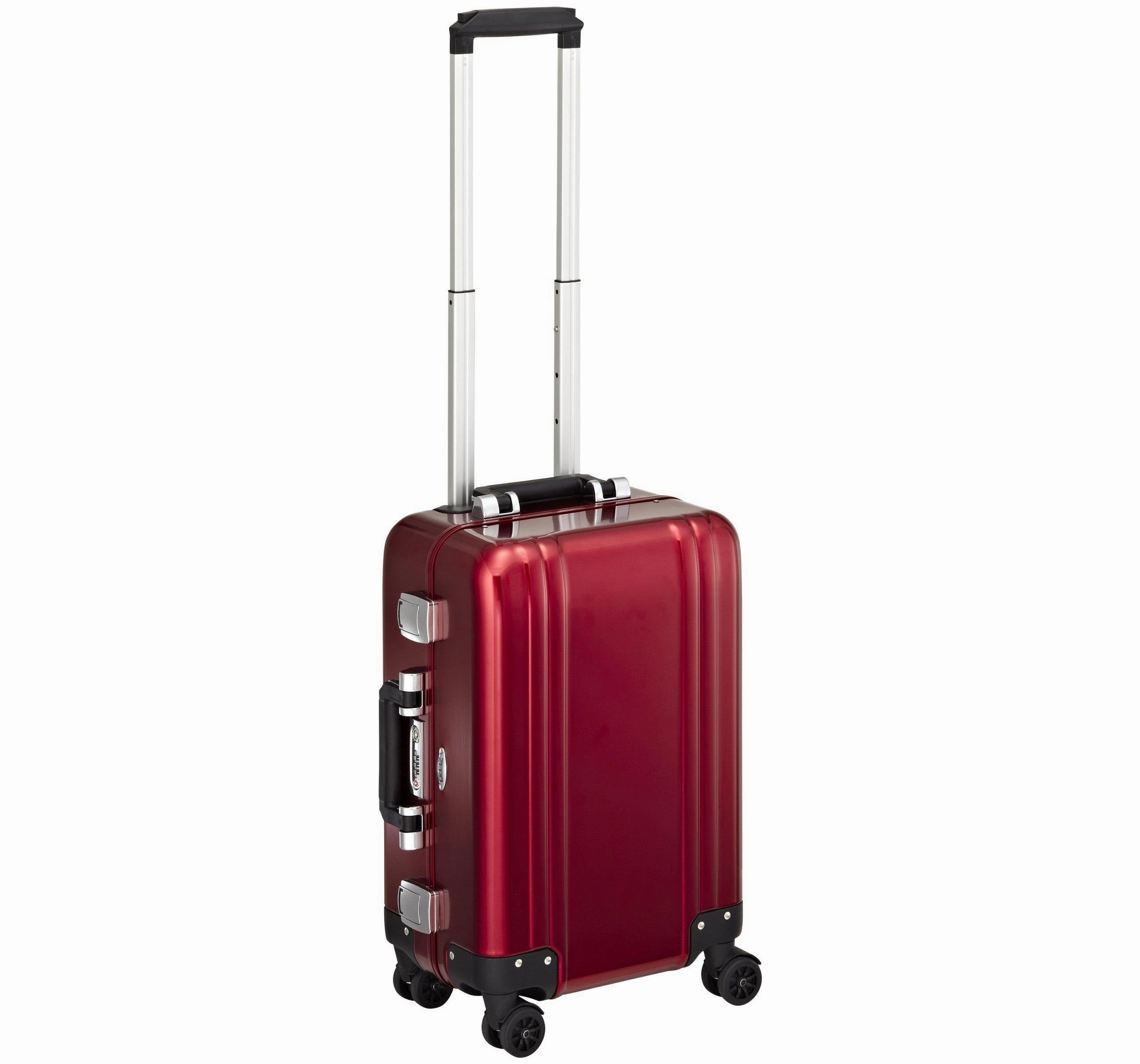 ZERO Halliburton Classic Aluminum Carry On 4 Wheel Spinner Travel Case