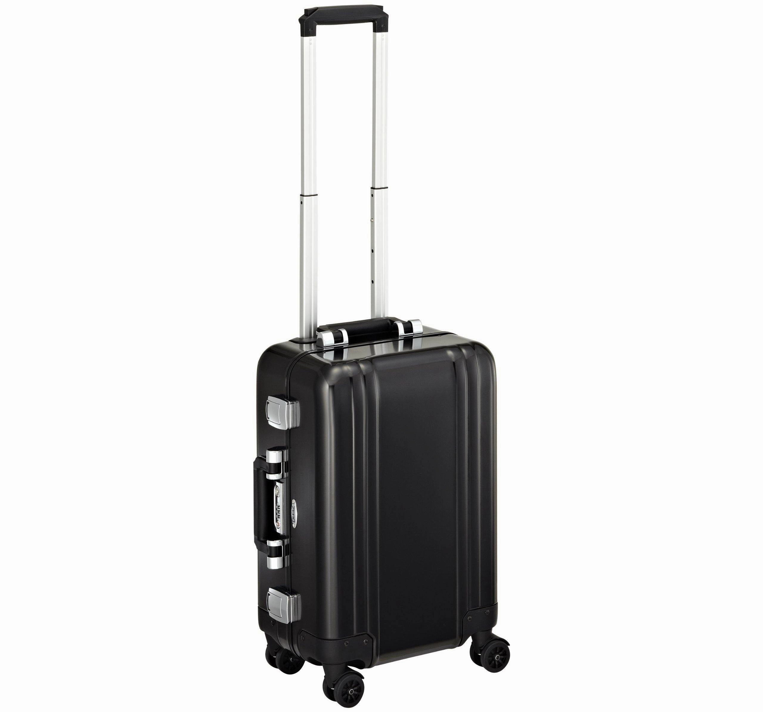 ZERO Halliburton Classic Aluminum Carry On 4 Wheel Spinner Travel Case
