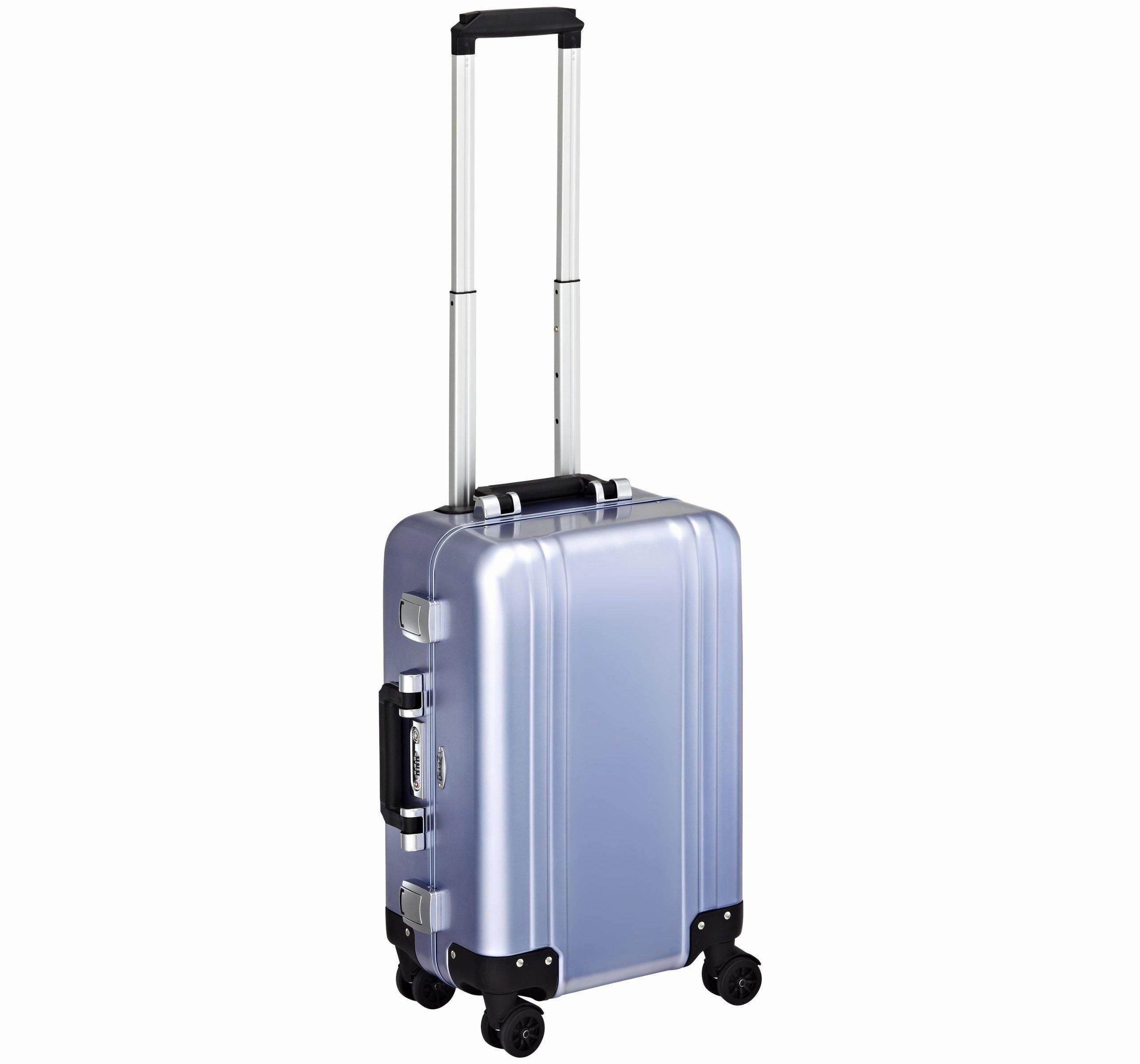 ZERO Halliburton Classic Aluminum Carry On 4 Wheel Spinner Travel Case