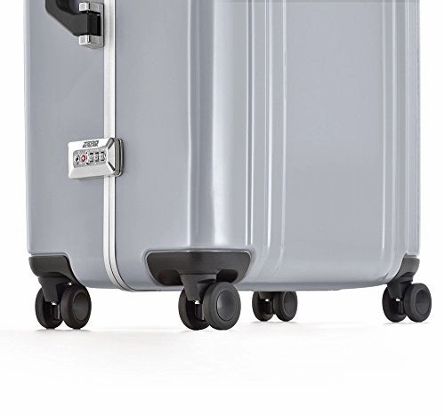 Zero Halliburton Classic Polycarbonate 2.0 22" Carry On Travel Case in Black