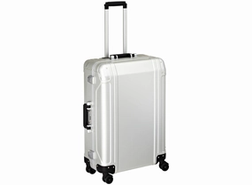 ZERO Halliburton Geo Aluminum 26" 4-Wheel Medium Luggage