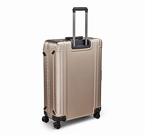 Zero Halliburton Geo Aluminum 3.0 28" Spinner Suitcase, 4-Wheel Luggage in Black