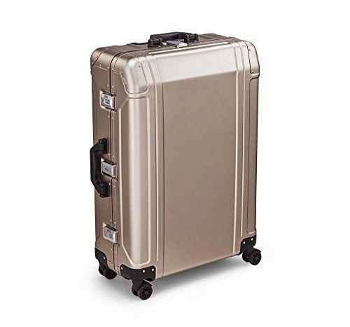 Zero Halliburton Geo Aluminum 3.0 28" Spinner Suitcase, 4-Wheel Luggage in Black