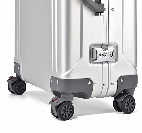 Zero Halliburton Geo Aluminum 3.0 28" Spinner Suitcase, 4-Wheel Luggage in Black